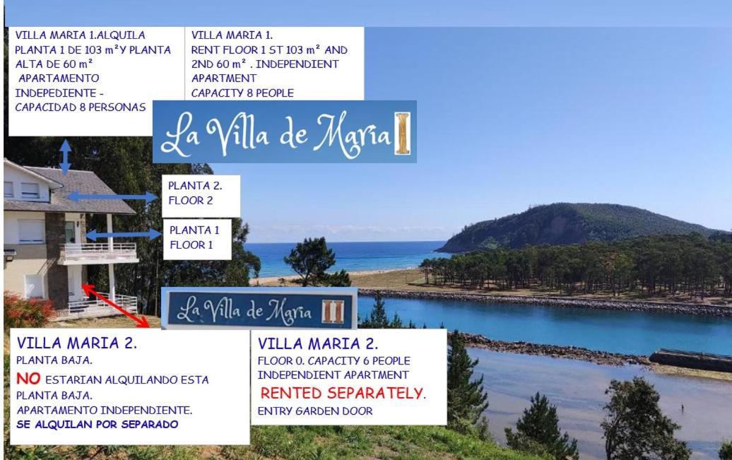 La Villa De Maria I Playa Beach El Puntal Asturias Villaviciosa  Eksteriør bilde