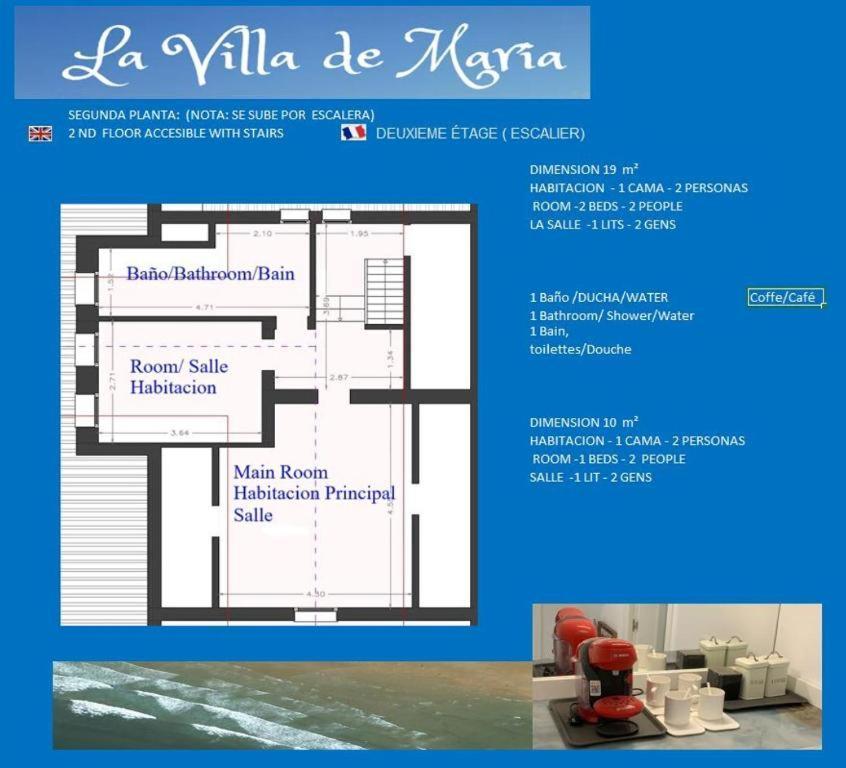 La Villa De Maria I Playa Beach El Puntal Asturias Villaviciosa  Eksteriør bilde